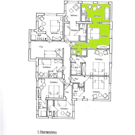 Lägenhet Hilligenlei Zi 04 Dz Wyk auf Föhr